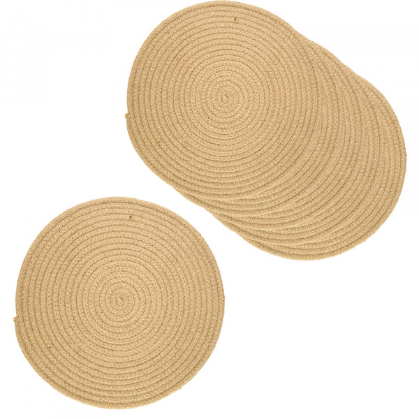Set de table rond en jute bricolage - Magazine : Idées Set de table rond en jute bricolage - Magazine : Idées