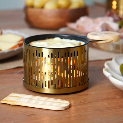 Appareils à raclette à la bougie 2 personnes édition or & cuivre - Cookut