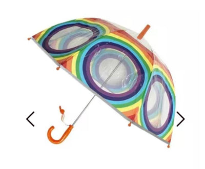 Parapluie transparent Arc en ciel