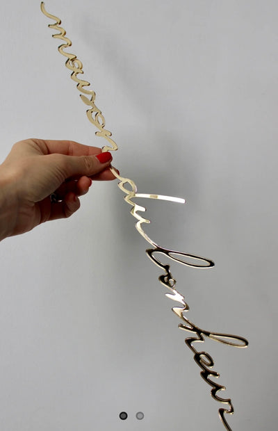 Ligne décorative « Maison du bonheur » Atelier suspendu