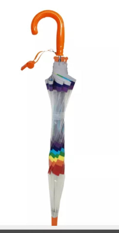 Parapluie transparent Arc en ciel