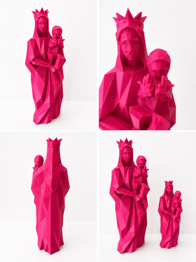 Statue Notre Dame De La Garde VS Jul Origami