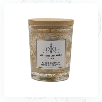 Bougie parfumée Fleur de chanvre - Maison Amadeo