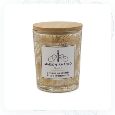 Bougie parfumée Fleur d'oranger - Maison Amadeo