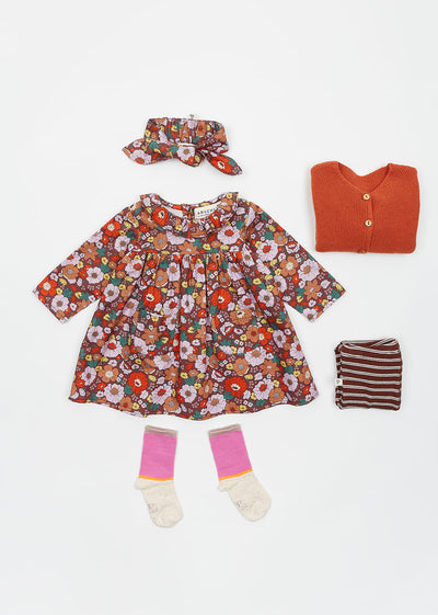 Robe bébé fleurs vintage Eleen - Arsène & les Pipelettes