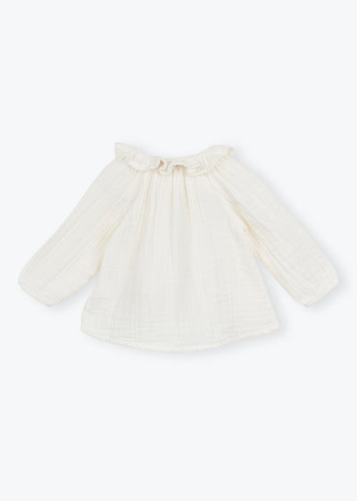 Blouse bébé à collerette Tara - Arsène & les Pipelettes