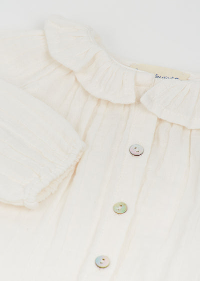 Blouse bébé à collerette Tara - Arsène & les Pipelettes