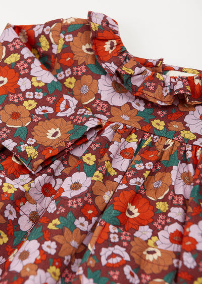 Robe bébé fleurs vintage Eleen - Arsène & les Pipelettes