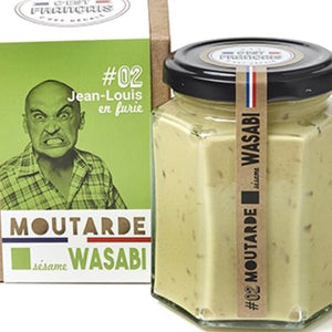 Moutarde aromatisée Jean-Louis sésame wasabi Quai Sud