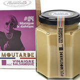 Moutarde aromatisée Monique miel vinaigre Quai Sud