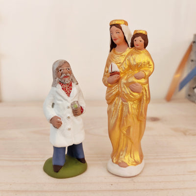 Santon Professeur Raoult par Fabienne Pardi