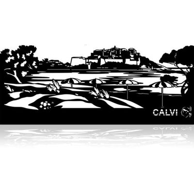 Skyline murale en métal Calvi Citizz