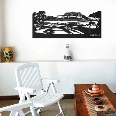 Skyline murale en métal Calvi Citizz