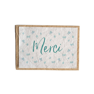 Carte de voeux Merci Growing Paper