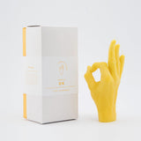 Bougie main OK jaune CandleHand