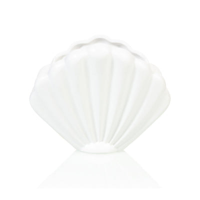 Cache pot coquillage blanc Bitten design