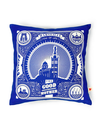 Coussin Good Mother bleu - Oai of life