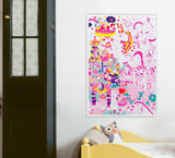 Poster géant à colorier Lily Omy