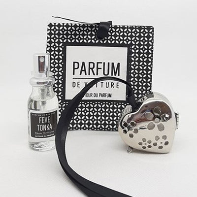 Petit coeur parfum de voiture Autour du Parfum