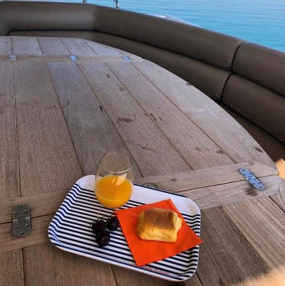 Plateau rectangulaire marinière Jacotte Chuchote