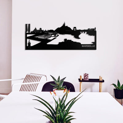 Skyline murale en métal Marseille Citizz