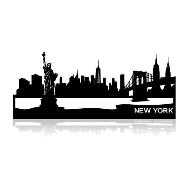 Skyline murale en métal New York Citizz